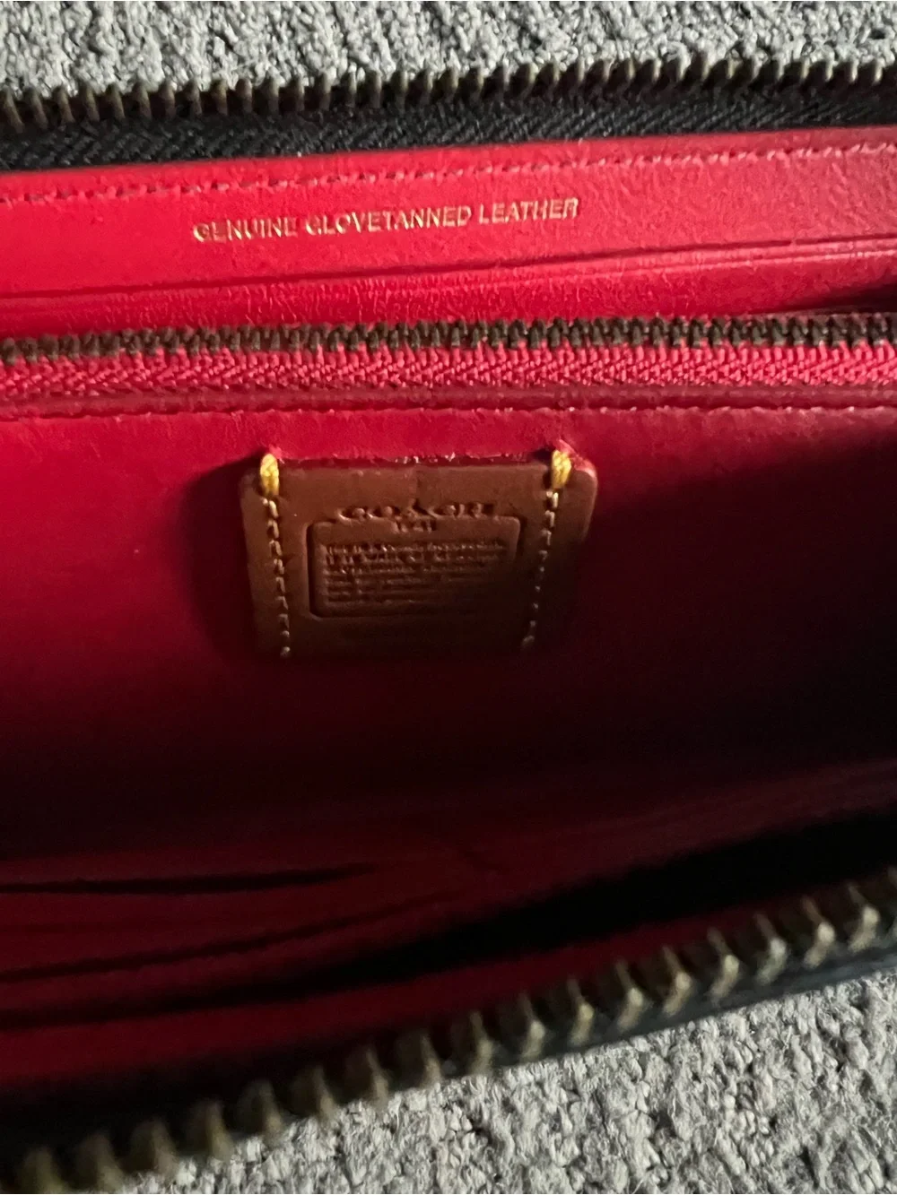 COACH leather Rogue 30 and Wallet Set Leather Purse Handbag new